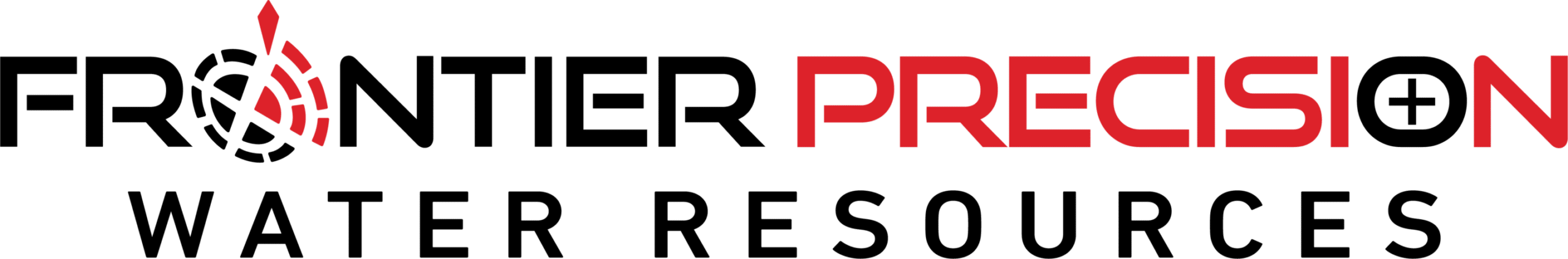 Standard Long Black Red FPI Water Resources Logo