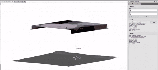 Measuring Clearances Using Scan Data in Trimble Business Center