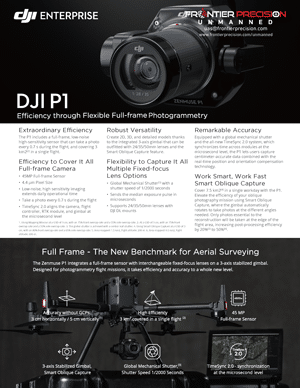 Frontier Precision DJI P1 Flyer 1