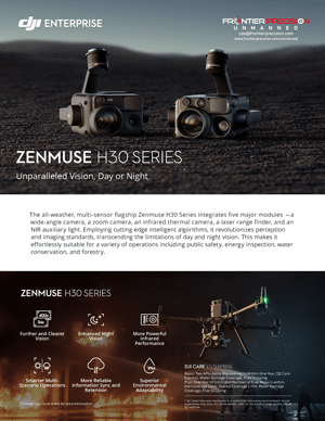 Frontier Precision DJI Zenmuse H30 Series Flyer 1