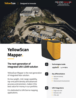 Frontier Precision YellowScan Mapper Flyer Page 1 2