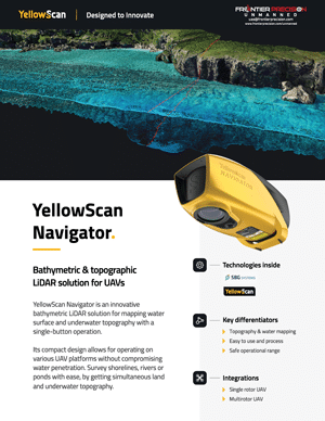 Frontier Precision YellowScan Navigator Flyer Page 1 1