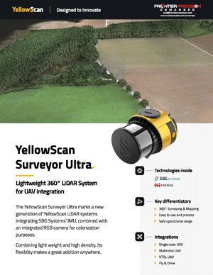 Frontier Precision YellowScan Surveyor Ultra Flyer Page 1 1