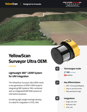 Frontier Precision YellowScan Surveyor Ultra OEM Flyer Page 1 1