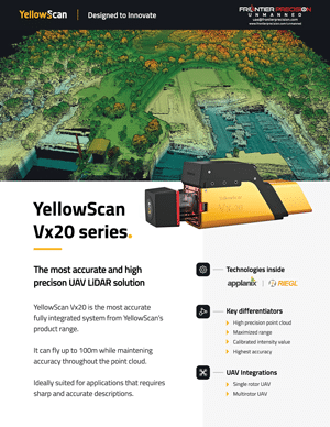 Frontier Precision YellowScan Vx20 Series Flyer Page 1 1