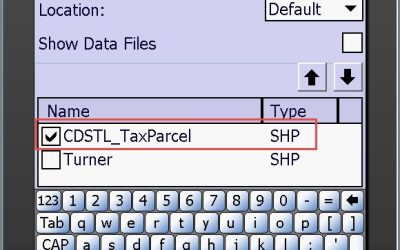 Properly Displaying Background Data in Trimble TerraSync