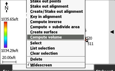 Create surfaces & compute volumes in the field with Trimble Access