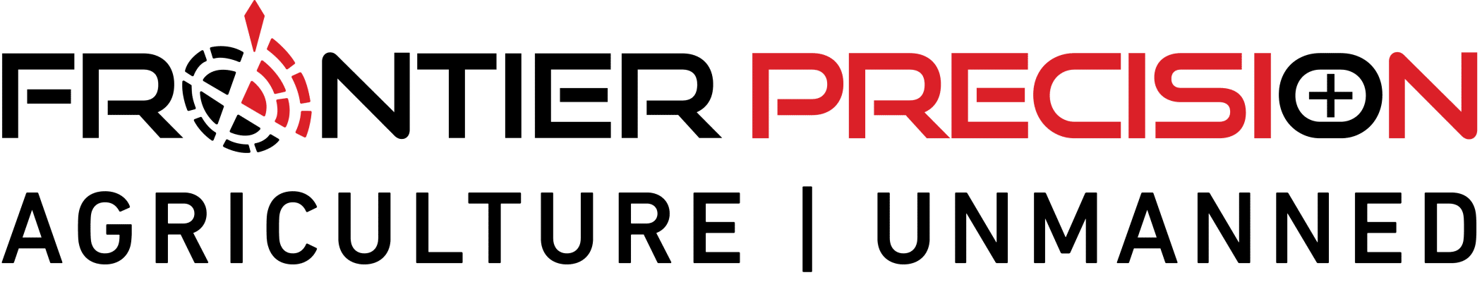 Black Red FPI Long Agriculture Unmanned Logo