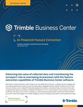 Frontier Precision Trimble Business Center Feature Extraction Technical Notes