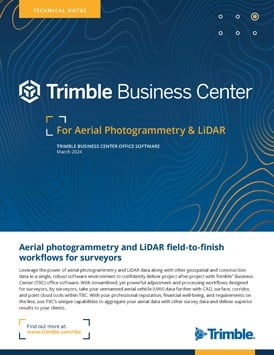 Frontier Precision Trimble Business Center for Photogrammetry Technical Notes