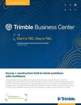 Frontier Precision Trimble Business Center v5.90 Technical Notes