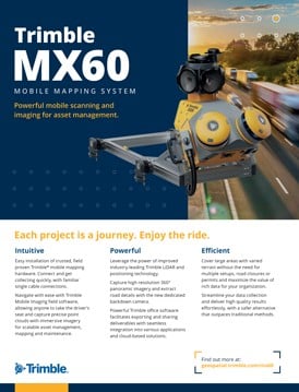 Frontier Precision Trimble MX60 Mobile Mapping System Spec Sheet