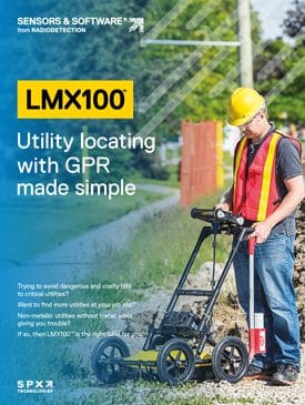 Frontier Precision Radiodetection LMX100 GPR Brochure Page 1