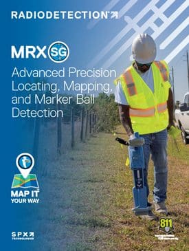 Frontier Precision Radiodetection MRX SG Survey Grade Locator Brochure Page 1