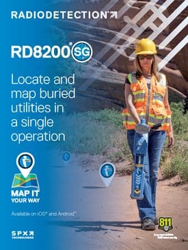 Frontier Precision Radiodetection RD8200SG Survey Grade Locator Brochure Page 1