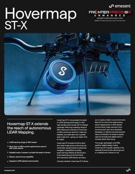 Frontier Precision Emesent Hovermap ST X Brochure Page 1