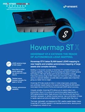 Frontier Precision Emesent Hovermap ST X Flyer Page 1