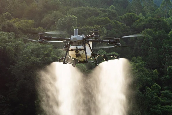 DJI Agras T100 Sprayer Drone DJI Agras T100 Sprayer Drone