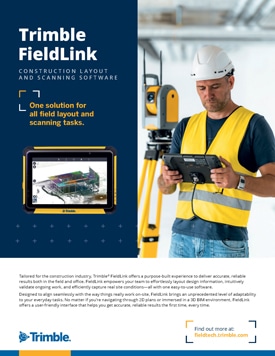 Frontier Precision Buildings Trimble FieldLink Software Info Sheet