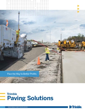 Frontier Precision Civil Construction Trimble Paving Solutions Brochure