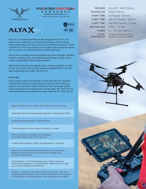 Frontier Precision Freefly Alta X Gen2 Flyer
