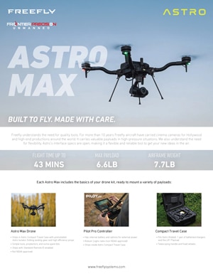 Frontier Precision Freefly Astro