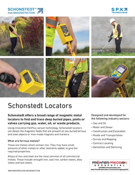 Frontier Precision Schonstedt Locators Flyer