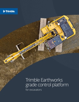 Frontier Precision Civil Construction Trimble Earthworks Grade Control Platform for Excavators Brochures