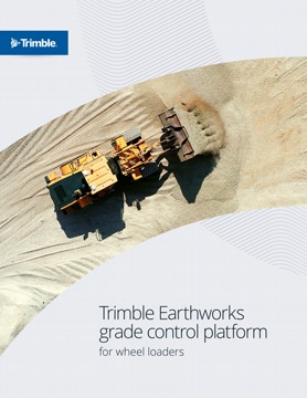 Frontier Precision Civil Construction Trimble Earthworks Grade Control Platform for Wheel Loaders Brochure