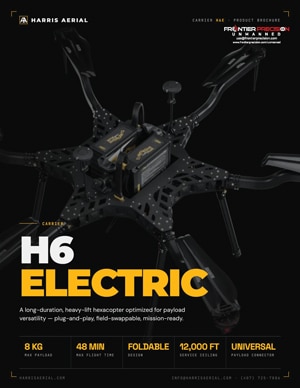 Frontier Precision Harris Aerial H6 Electric Brochure