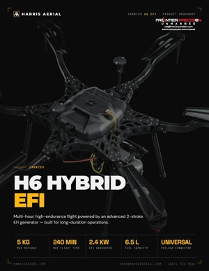 Frontier Precision Harris Aerial H6 Hybrid EFI Brochure