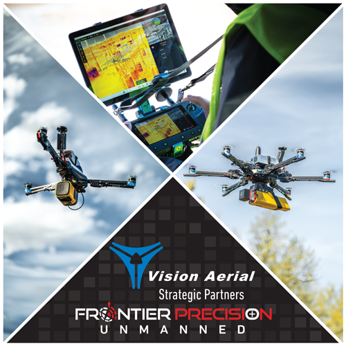 Frontier Precision Unmanned Announces a strategic partnership with Vision Aerial!