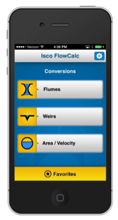 Flow Calculation App for iOS and Android